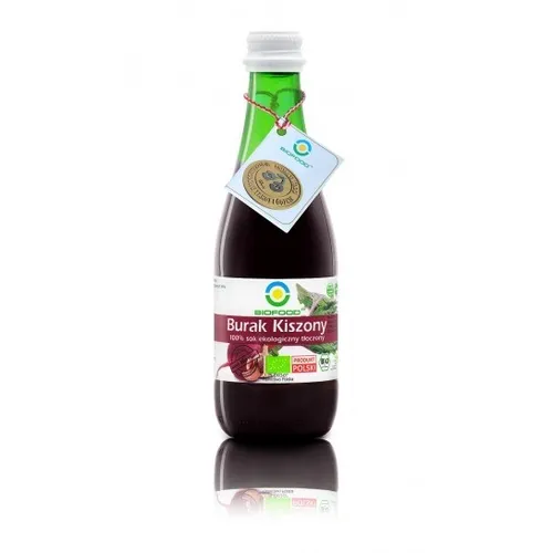 BIOFOOD Zuckerfreier Saft aus eingelegter Roter Bete BIO 300 ml