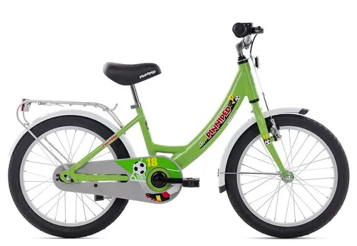 Pinniped Kinderfahrrad Kid 18, 1 Gang Bremsnabe Schaltwerk, Kinderrad 12 bis 18 Zoll Junge Mädchen grün