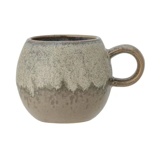 Bloomingville Paula Tasse 275 ml, Steingut, D9 cm, H8 cm – Perfekt für deinen täglichen Kaffee- oder Teegenuss, edler Kaffeebecher für deinen Frühstückstisch