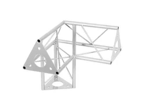 Alutruss DECO-TRUSS Ecke 3-Weg li SAL 32 silber - Diverse S – Dekorative 3-Weg-Ecke für kreative Raumgestaltungen, leicht montierbar und ideal für Messe- und Ladenbau.