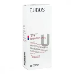 Eubos Trockene Haut Urea 5% Nachtcreme - Medizinische Körperpflege, intensive Feuchtigkeitspflege für trockene Gesichtshaut mit Urea und Nachtkerzenöl, ideal zur Linderung bei Psoriasis und Neurodermitis.