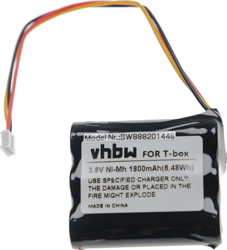 vhbw Akku kompatibel mit tonies Toniebox Hörspielbox (1800 mAh, 3,6 V, NiMH)