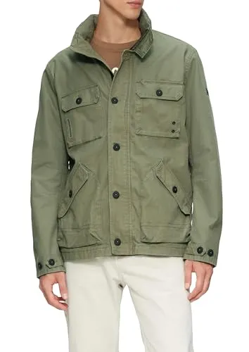 s.Oliver Utility-Jacke mit Kapuze – Olivgrün XXL - Funktionsjacken mit praktischer Kapuze im Kragen, robustem Material und durchdachten Details für perfekten Tragekomfort in der Übergangszeit.