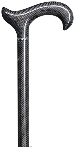 Gastrock Gehstock Exklusiv Carbon-Ergonomic - Gehstock aus hochwertigem Carbon, ergonomisches Design für optimalen Komfort und Stabilität, ideal für mehr Mobilität im Alltag.