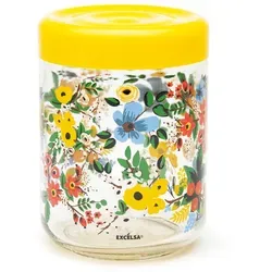 Excelsa 1 Glas Fiori Frida Glas 10x13,5x10 cm Bunt