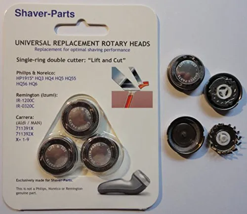 LIFT & CUT HQ4 HQ5 HQ55 HQ56, alternative Scherköpfe für ua. Phlips/Philishave Rasierer