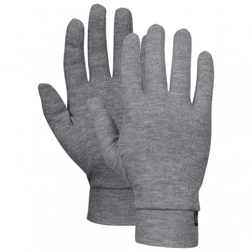Odlo Active Warm Funktionshandschuhe - Steel Grey Melange (XS) - Unisex Langlaufhandschuhe aus 100% recyceltem Polyester, atmungsaktiv und ideal für kühle Temperaturen. Perfekt für aktive Sportler, die Komfort und Nachhaltigkeit schätzen.