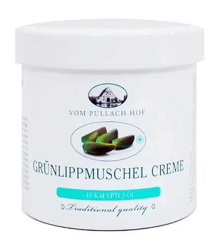 GRÜNLIPPMUSCHEL CREME 250ml mit Eukalyptus-Öl Tannen-Öl Kampfer Hautpflege Hautcreme Balsam Salbe 49