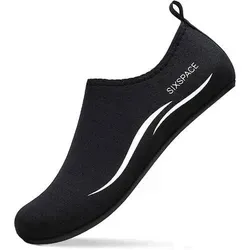 Wasserschuhe Herren Damen Aquaschuhe Strandschuhe 47 EU Schwarz - Ideal für Strand und Wasser: Diese Wasserschuhe in Größe 47 EU bieten eine perfekte Passform, sind leicht, flexibel und schnell trocknend. Genieß den Komfort und die Sicherheit bei jedem Schritt!