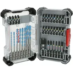 Bosch 35x PRO Impact Mixed Set, 35-tlg. - Professionelles Zubehör für starke Schraubarbeiten - Schraubendreher-Sets für präzises Bohren und Eindrehen von Schrauben in verschiedenen Materialien. Schlagfester 1/4-Zoll-Sechskantschaft für Schlagschrauber und Bohrschrauber.