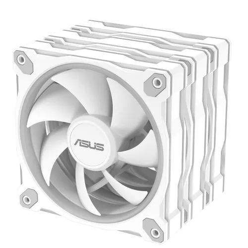 ASUS Prime MR120 White 3in1 ARGB-Gehäuselüfter 3er Pack - PC-Lüfter mit RGB-Beleuchtung, sorgt für optimale Kühlung und stylisches Design in deinem Gaming-PC.