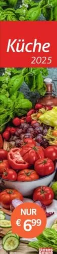 Küche Langplaner 2025: times&more Kalender. Hübsch, appetitlich und praktisch: Der Wand-Terminplaner für die Küche.Hochwertiger Kalender mit Platz für ... Tipps fürs Kochen. (times&more Kalender Heye)
