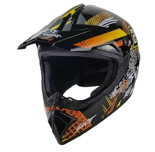 Motorradhelme Orange von Mud Defeater Motor