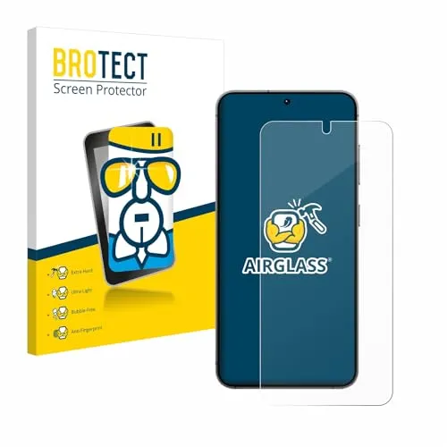 BROTECT Schutzglas für Samsung Galaxy S24 / S25 Schutzfolie Panzer Folie Glas Displayschutz Made in Germany [Kratzfest 9H, Anti-Fingerprint]