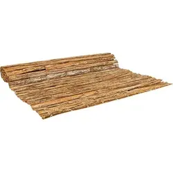 Grindi Rindenmatte Sichtschutzzaun Anthrazit 100 cm