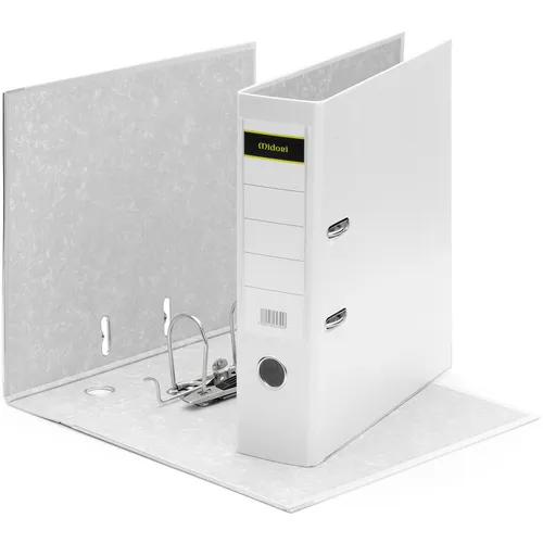 Ordner A4 8cm PP Kunststoff Weiss Aktenordner Briefordner Breit Büro 1 x