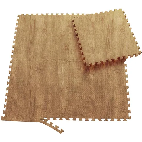 Sporttrend 24® 4+Schutzmatten Holzoptik braun QMU004 | Bodenmatten Turnmatten