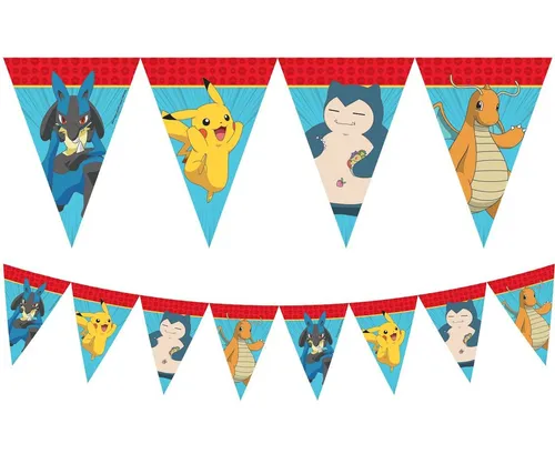 GIRLANDA PAP 230CM POKEMON FLAGI GO PBH GODAN 5201184984000 von GoDan
