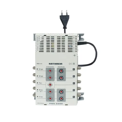 Kathrein VWS 2500 Multischalter-Verteilnetzverstärker (4 x Sat-ZF und 1 x terrestrischer Bereich)