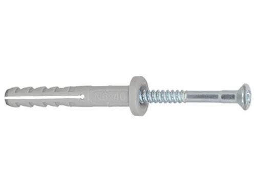 Fischer Nageldübel N 5x25/1 F Flachkopf, 514872, VPE 100 Stück