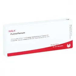 Pulmo/Ferrum Ampullen - Effektive Unterstützung für Ihre Atemwege - Arzneimittel zur Linderung von Atemwegserkrankungen, ideal für eine gezielte Therapie und in Ihrer Versandapotheke erhältlich.