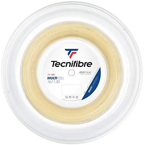 Tecnifibre MULTIFEEL 1.30 Tennissaiten 200M in beige von Tecnifibre