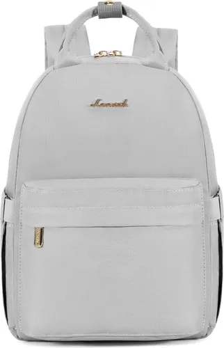 Kleiner Rucksack Damen Mini Cityrucksack 2 in 1 - Stylischer Tagesrucksack in Grau, ideal für den Alltag. Vielseitig als Handtasche nutzbar, bietet er praktische Fächer für Ihre Essentials.