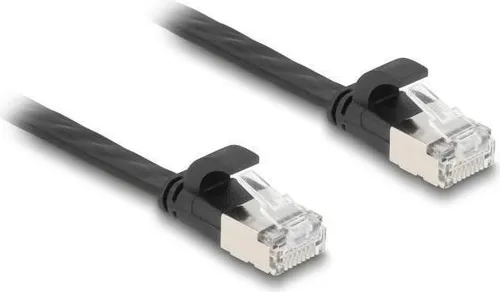 DeLOCK 81168, 7,5 m, Cat6a, U/FTP (STP), RJ-45, RJ-45, Schwarz