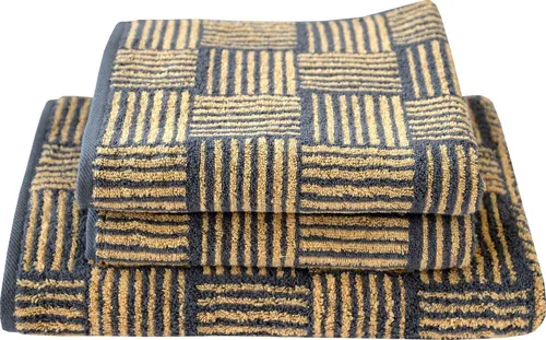 Dyckhoff Handtuch Set Golden Shades Basket in gold von Dyckhoff