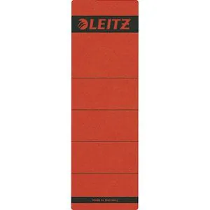 Leitz 1642 rot 61 x 192mm Ordner Rückenschilder, 10 Stück