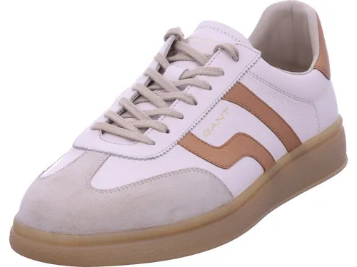 Gant Sneaker Low Herren 31373539303437 Beige 42 EU - Sneaker für Herren in Beige, aus hochwertigem Leder mit gepolsterter Decksohle für optimalen Tragekomfort, perfekt kombinierbar mit jedem Outfit.
