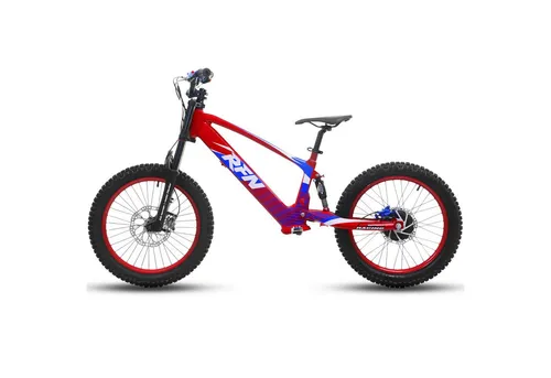 RFN Elektro-Kindermotorrad EVO18 700W 20 Zoll für Kinder 8–12 Jahre - Das RFN Elektro-Kindermotorrad EVO18 vereint Leistung und Sicherheit für Kinder von 8-12 Jahren. Mit einem kraftvollen 700W-Motor und einer Reichweite von bis zu 39 km ist es ideal für Abenteuer im Gelände.