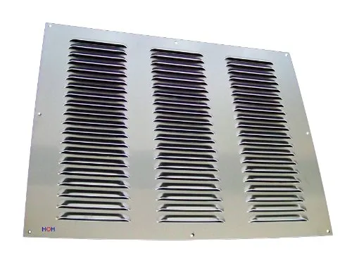 Lüftungsgitter LG-5040 A Lamellengitter Alu F1 500 x 400mm Zuluft Abluftgitter