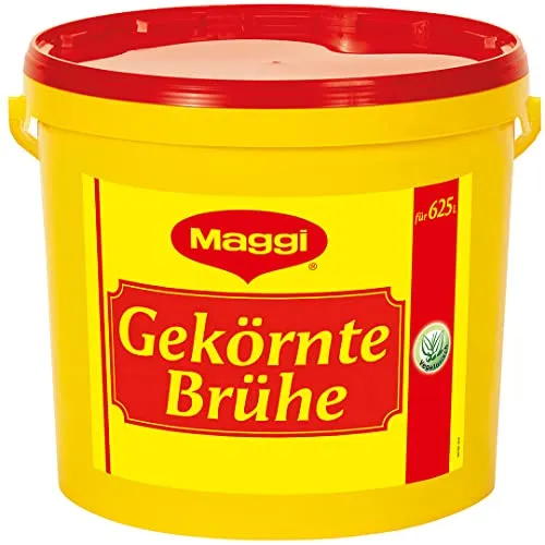 MAGGI Gekörnte Brühe Würzmix, herzhaft klassisch, 10000 g - Vielseitiger Würzmix für Suppen & Brühen, sorgt für einen intensiven Geschmack und ist ergiebig in der Anwendung. Ideal für kreative Kochideen.
