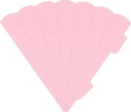 Heyda Schultüte Geschwister-Schultüten-Zuschnitt, 41 cm