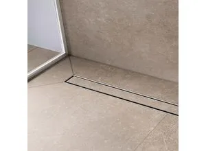 hansgrohe RainDrain Compact Komplettset Duschrinne 100 cm - Sanitärinstallation mit ultraflacher Duschrinne (12 mm) für eine flexible Montage im Duschbereich, ideal für modernes Bad-Design.
