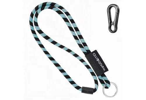 WEBBOMB Schlüsselanhänger Lanyard Tubular Schlüsselband mit Karabiner + Schlüsselring keychain
