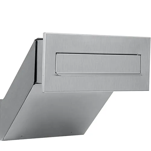 Mauerdurchwurf Briefkasten 100% Edelstahl V2A NEU Einbaubriefkasten NEU XXL Stainless Steel
