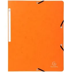 Exacompta Eckspannmappe aus Manila-Karton 400g/qm, für Format DIN A4