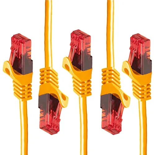 BIGtec LAN Kabel 10m Netzwerkkabel orange in orange von BIGtec
