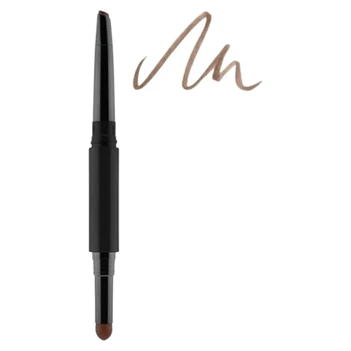 Gosh, Langanhaltender, doppelter, Augenbrauencremestift, 002, braun, 0,5 g