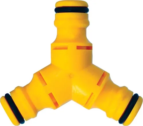 Hozelock Anschlußstücke Y-Stück Zur Verbindung von drei Schläuchen, Mehrfarbig, Anzahl:1x