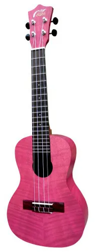 Leho Konzertukulele MLUC-XM-HR mit Gig Bag, mit Mahagonikorpus, Hawaian Rose