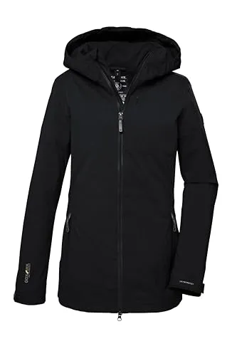 G.I.G.A. DX Damen Funktionsjacke mit Kapuze/Outdoorjacke ist wasserdicht GS 3 WMN JCKT, schwarz, 40, 41177-000