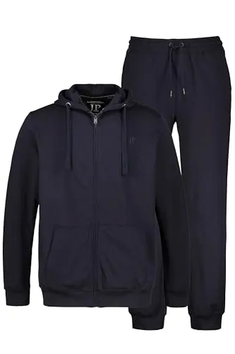 JP 1880 Herren große Größen Übergrößen Menswear L-8XL Jogginganzug, Homewear, 2-teilig, Hoodiejacke und Hose dunkel Marine XL 802934730-XL
