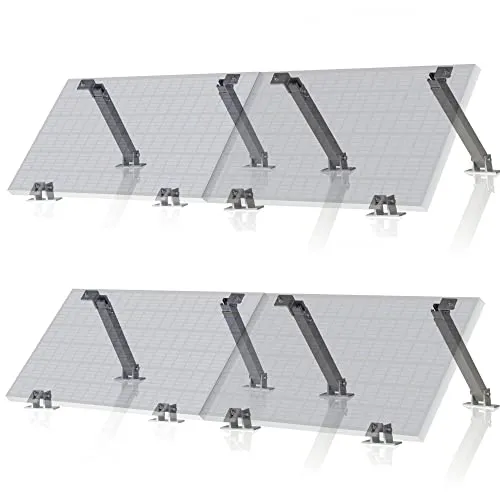 Zelsius Universal Solarmodul Halterung Set - Dach- & Bodenhalterungen Solarmodule, verstellbare Halterung für bis zu vier Solarpanele mit optimalem Neigungswinkel für maximale Effizienz und einfache Montage.
