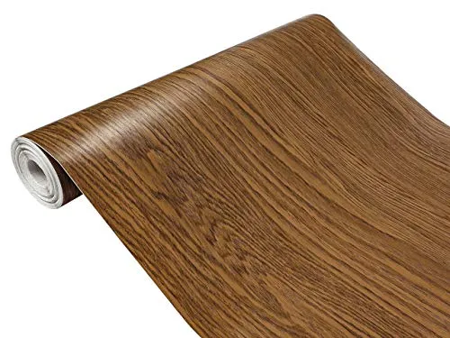 Klebefolie Möbel 90x490 cm | Möbelfolie selbstklebend in Holzoptik | Folie für Möbel zur einfachen Renovierung von Türen, Tischen und Regalen | Klebefolie dekorativ und abwaschbar | Eiche Wildwuchs
