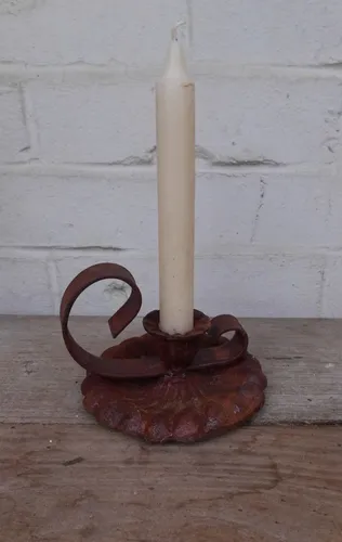 Kerzenhalter Kerzenständer schwere Ausführung mediterran Eisen Rost