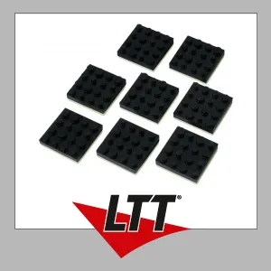 MONACOR LAV-8 LS-Gummifuss-Set