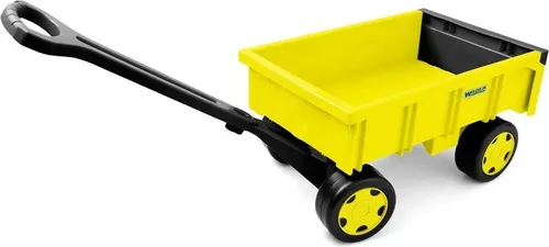 WADER Bollerwagen – Handwagen bis 60kg mit beweglicher Anhängerklappe